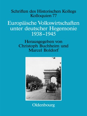 cover image of Europäische Volkswirtschaften unter deutscher Hegemonie